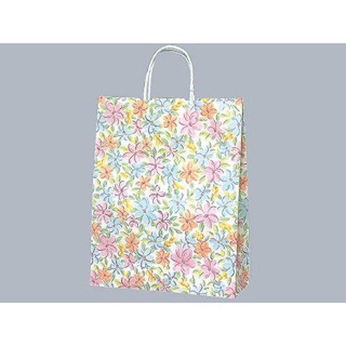 紙手提げ袋 ラッピーバッグ No.2 花 福助工業