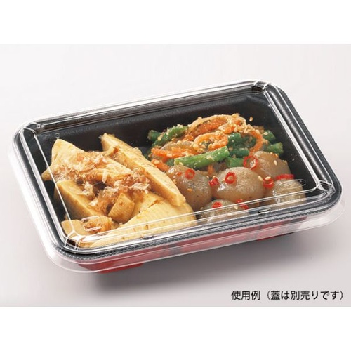 どんぶり容器 MFP極み重-73 浅 会津赤 本体 エフピコチューパ