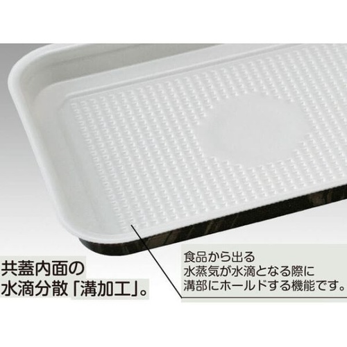 どんぶり容器 MFP極み重-73 浅 会津赤 本体 エフピコチューパ