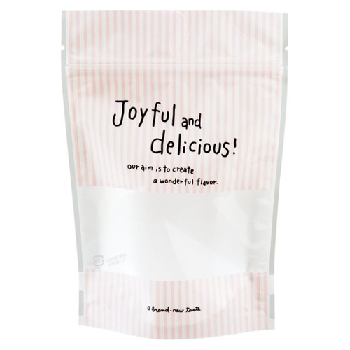 チャック付き袋 ジョイフルピンクジップスタンドバッグ-3(50枚) ヘッズ