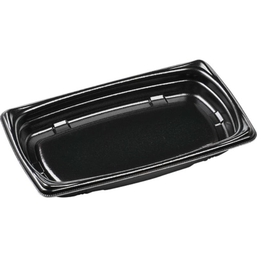 惣菜容器 MFP角デリ25-15(37) 本体 黒W エフピコ