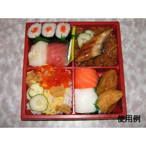 折箱 CWH-角5.5-4 赤-鼓 (ボ) 中央化学