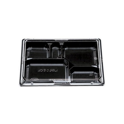 弁当容器 松花堂 203 黒セット(MS) エフピコチューパ