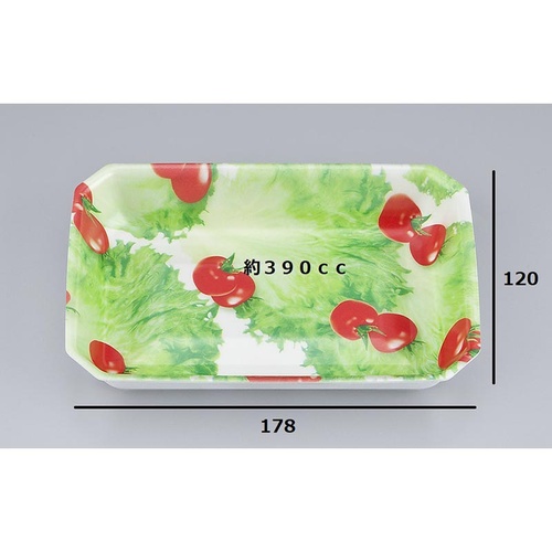 発泡トレー V-惣菜37深 レタトマ シーピー化成