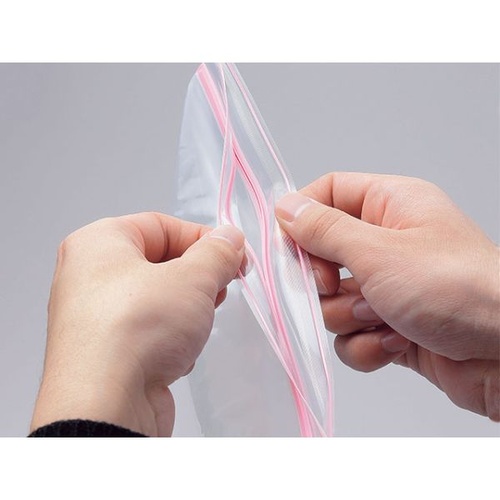 チャック付き袋 ユニパックGP B-4カラーチャックピンク 生産日本社