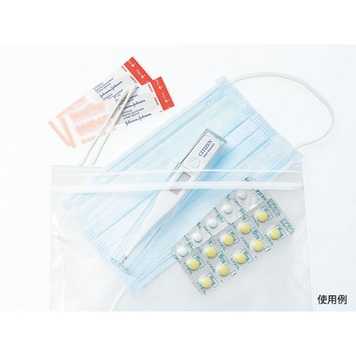 チャック付き袋 ユニパックGP B-4カラーチャックピンク 生産日本社