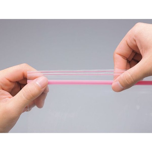 チャック付き袋 ユニパックGP D-4カラーチャック橙 生産日本社