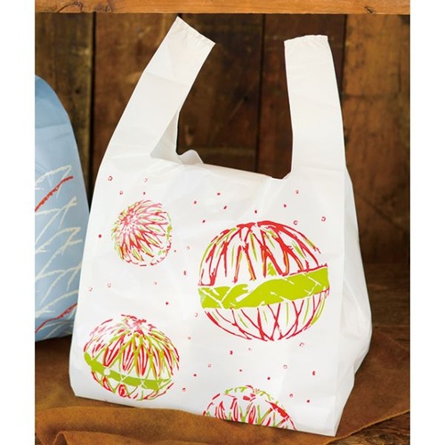 レジ袋 てまりレジバッグ-M(100枚) ヘッズ