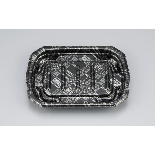 惣菜容器 TNデリカ内19 モダン黒 本体 シーピー化成