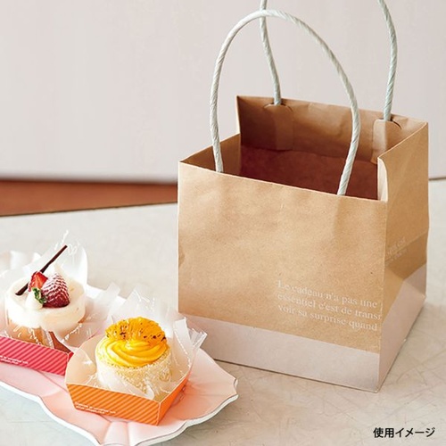 紙手提袋 FR-5P フレンチクラフトペーパーバッグ-5 10枚入 ヘッズ