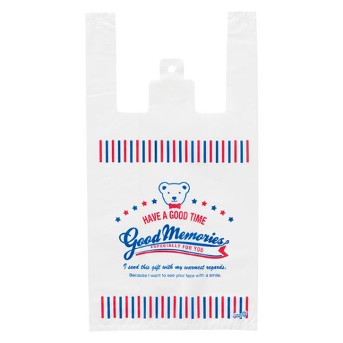レジ袋 アメリカンジョイベアレジバッグ-M(100枚) ヘッズ