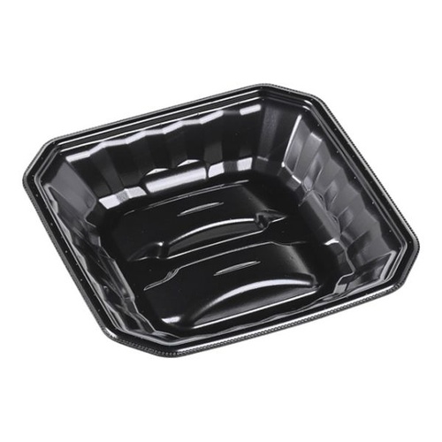 発泡トレー メガプレート20-20(37) 黒 エフピコ