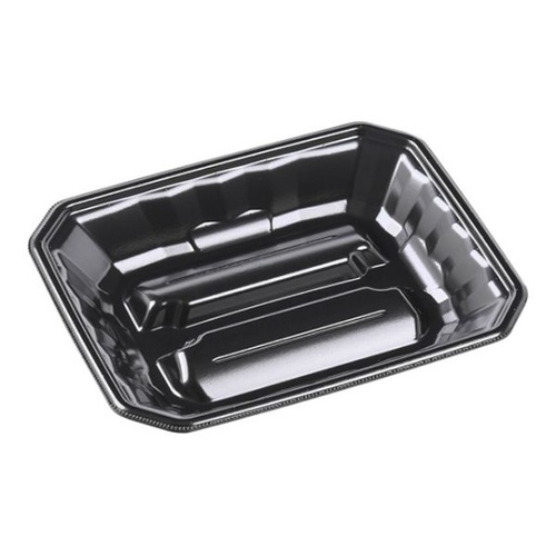 発泡トレー メガプレート20-24(37) 黒 エフピコ