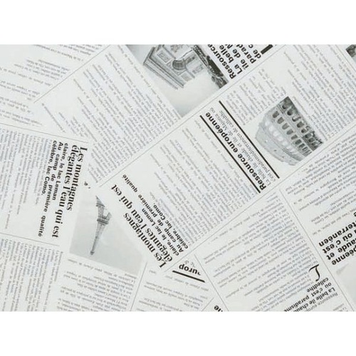 ヨーロピアンラッピングペーパー(白) 300×450 大阪ポリエチレン販売