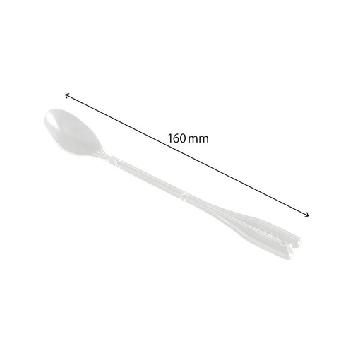 ロングマドラースプーン(クリアー) サンナップ