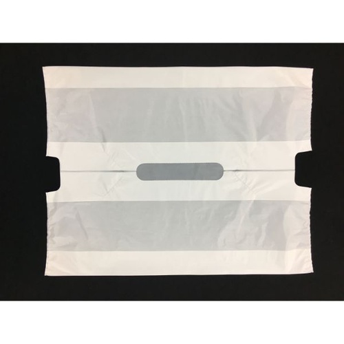 レジ袋 無地バンバンバッグ No.2 乳白 まつもと合成