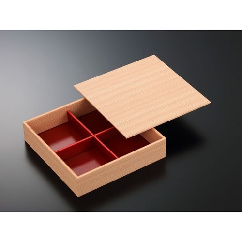 折箱 夢御膳 紙ヒノキ 4色 共蓋付 中央化学