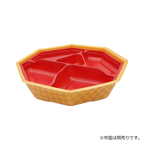 弁当容器 SU-八角20-47P(V) 本体 市松金 エフピコ