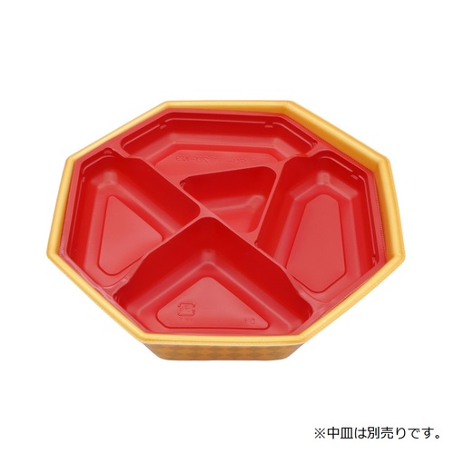 弁当容器 SU-八角20-47P(V) 本体 市松金 エフピコ