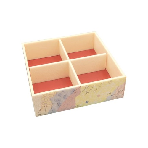 仕出し弁当容器 哥仙 角折2段小 蓋付 新井産業