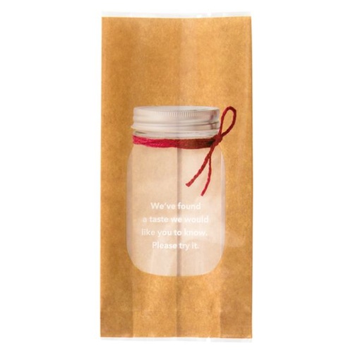 テープ無 OPP袋 スイーツジャースイーツパック クリア-2(100枚) ヘッズ