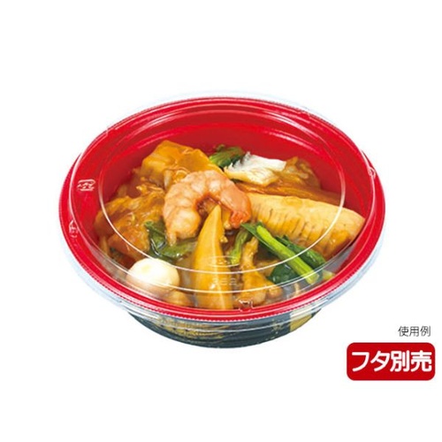 どんぶり容器 MFP極み丼-362 上杉赤 本体 エフピコチューパ