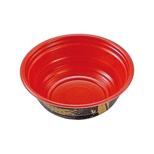 どんぶり容器 MFP極み丼-362 上杉赤 本体 エフピコチューパ