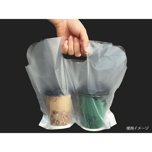 レジ袋 キャリーカップ 2個用 ミヤゲン
