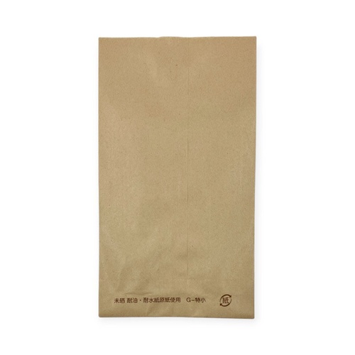 耐油ガゼット袋 ニュー耐油耐水紙袋 ガゼット袋 未晒G-特小 福助工業