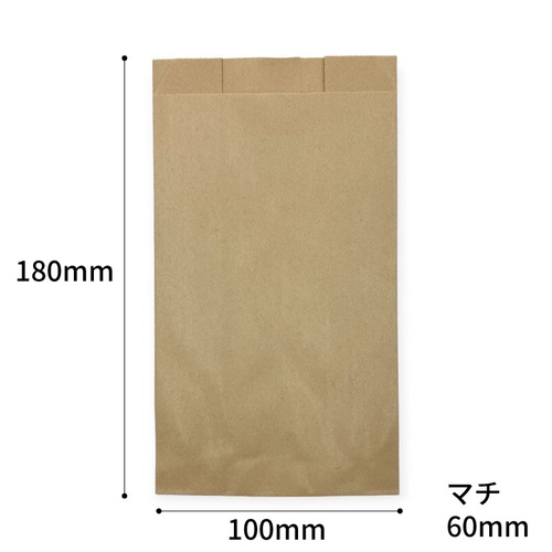 耐油ガゼット袋 ニュー耐油耐水紙袋 ガゼット袋 未晒G-特小 福助工業