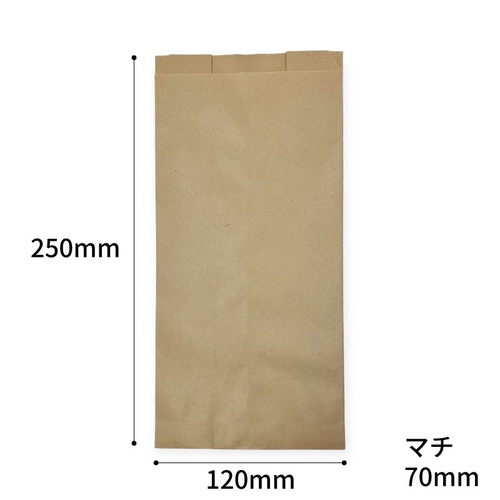 耐油ガゼット袋 ニュー耐油耐水紙袋 ガゼット袋 未晒G-中 福助工業