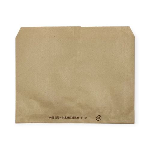 耐油平袋 ニュー耐油耐水紙袋 平袋 未晒F-小 福助工業