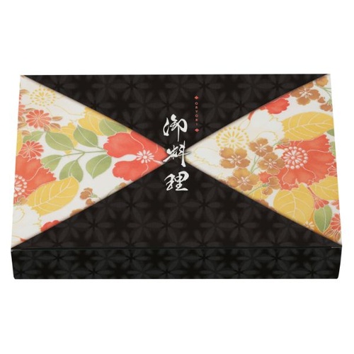 弁当容器 黒椿 ワンピース紙ボックス本体 北原産業