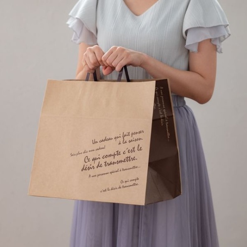 紙手提袋 BKFブラウンペーパーバッグ-M(50枚) ヘッズ