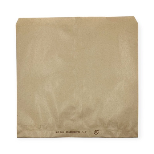 耐油平袋 ニュー耐油耐水紙袋 平袋 未晒F-大 福助工業
