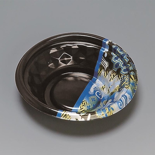 どんぶり容器 福丸丼 160H ひとえ青 福助工業