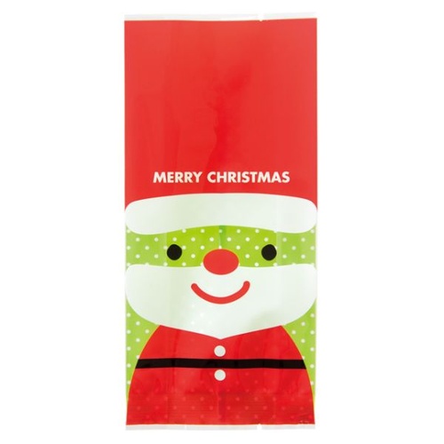 テープ無 OPP袋 ミニサンタスイーツパック クリア-2(100枚) ヘッズ