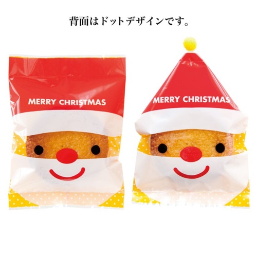テープ無 OPP袋 ミニサンタスイーツパック クリア-2(100枚) ヘッズ