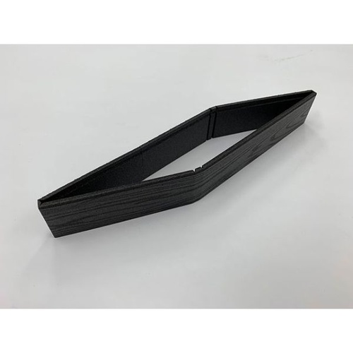 ワン折 1合 黒焼杉 縁