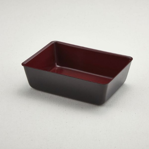 弁当容器 BS-40(本体)くろ内赤 青葉紙業