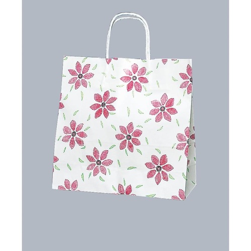 紙手提げ袋 ラッピーバッグ No.3 おしばな 福助工業