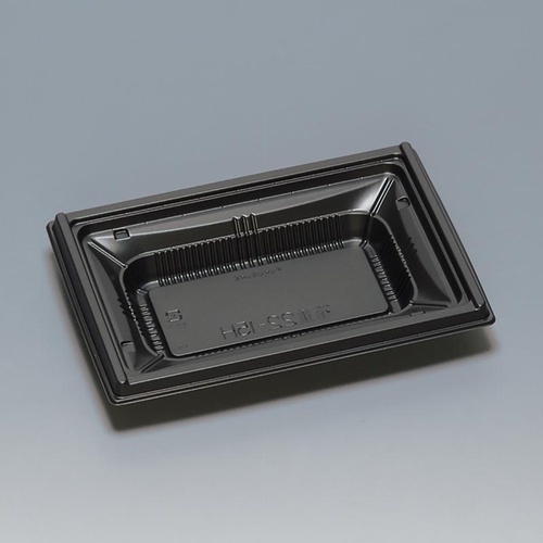 弁当容器 箱重22-15H 黒 福助工業