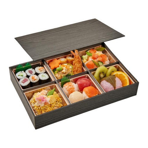 折箱 匠御膳28-19H 黒木目-金(共)K 中央化学