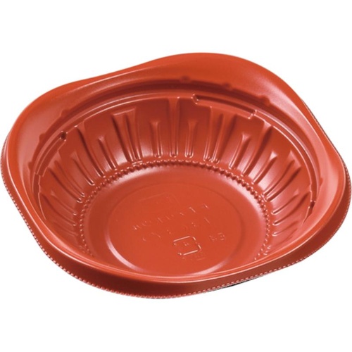 惣菜容器 FTデリボウル13(37) 本体 赤黒 エフピコ