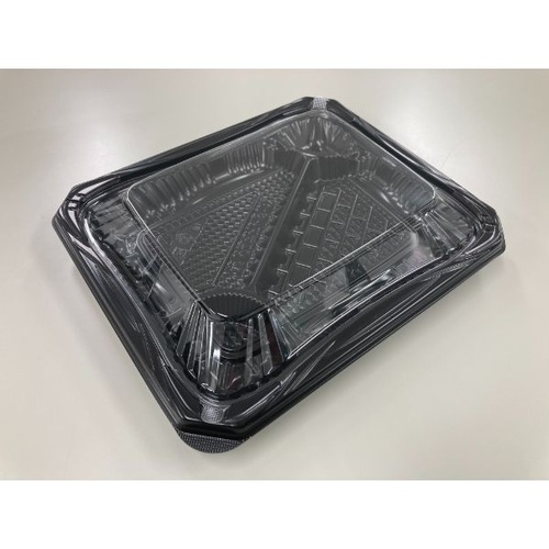 シーピー化成 弁当容器 CZラプレ8-1 BS黒 本体