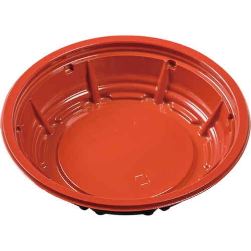 どんぶり容器 MSD新丼 18 本体 赤黒 エフピコ