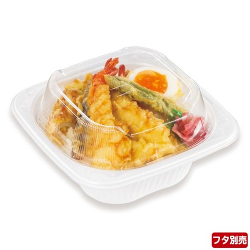 シーピー化成 どんぶり容器 TNランチ丼17 ホワイト 本体