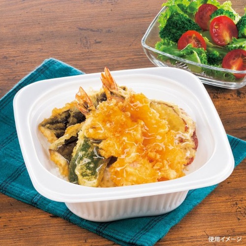 シーピー化成 どんぶり容器 TNランチ丼17 ホワイト 本体