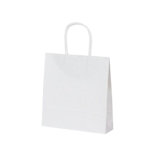 紙手提袋 1536 自動紐手提袋 T-A5 白無地 ベルベ
