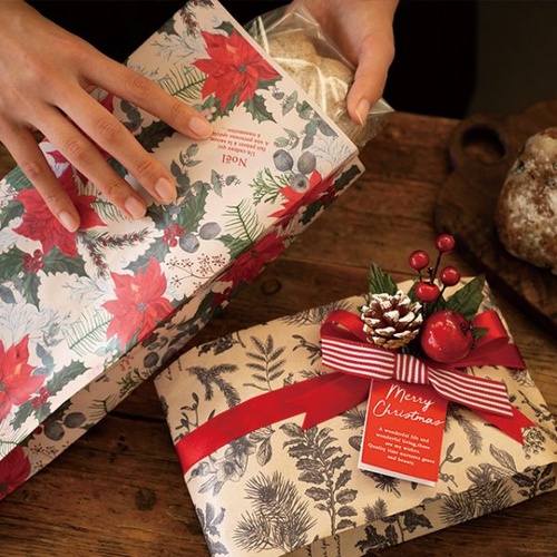 紙手提袋 ボタニカルアートペーパーバッグ-1(20枚) ヘッズ